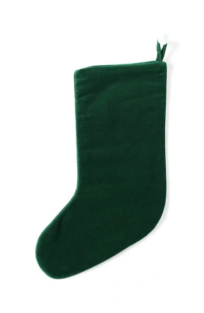 Lands' End Needlepoint Personalized Christmas Stocking In Red