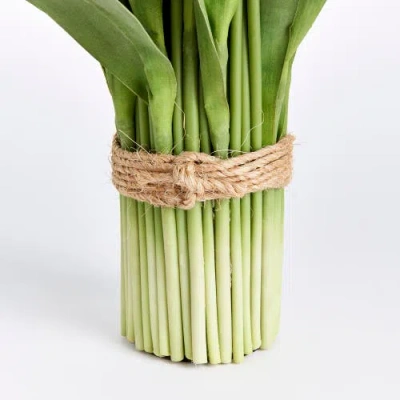 Napa Home & Garden 23.5in Peony Tulip Bundle Drop-in In Green