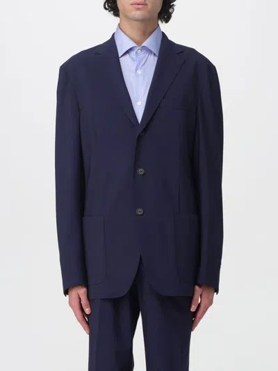 Eleventy Blazer  Men Color Blue In Blue