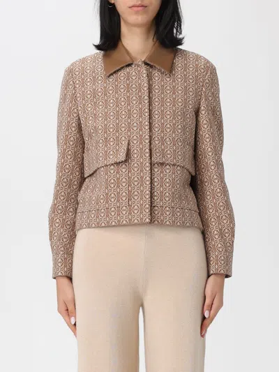 Max Mara Jacket  Woman Color Camel In Brown