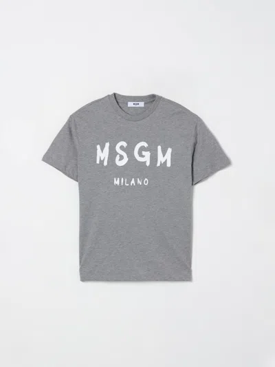 Msgm T-shirt  Kids Kids Color Grey In Gray