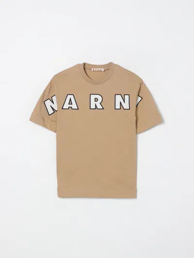 Marni T-shirt  Kids Color Beige In Neutral