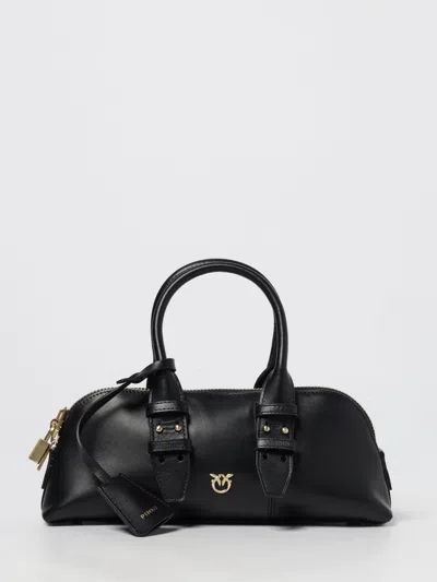 Pinko Small Hand Bag Escape Bag Baguette In Leather In Black