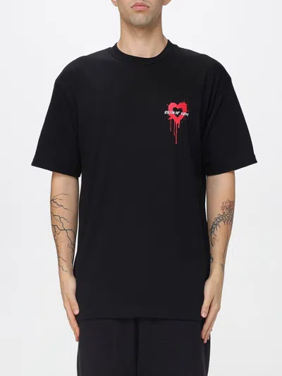 Vision Of Super Black Tee With Puff Print In Black