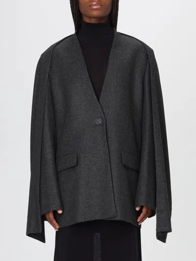 Totême Coat Toteme Woman Color Grey In Multi