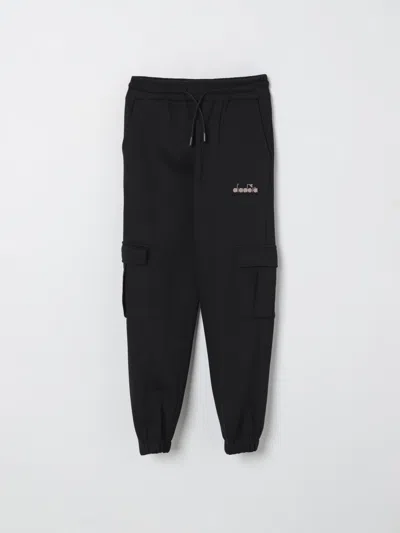 Diadora Pants  Kids Color Black In Black
