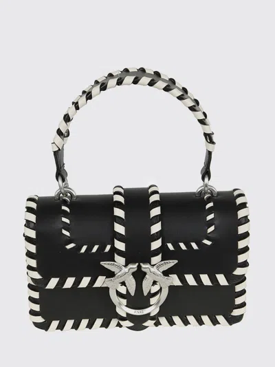 Pinko Structured Black Bag With Clean Lines In Black
