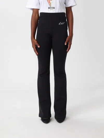 Moschino Pants  Jeans Woman Color Black In Black