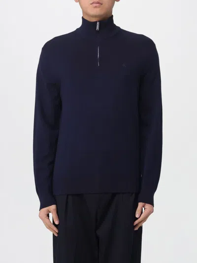 Calvin Klein Cardigan  Men Color Blue In Multi
