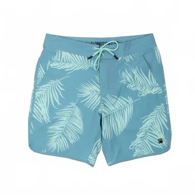 Flomotion Women's The Palms Scalloped Boardshort In Blue In Blue