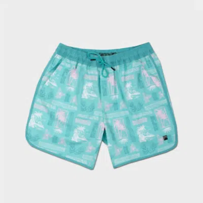 Flomotion Men's Cabana Vollyshort In Multi In Blue