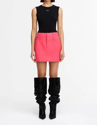 Acler Rodborough Skirt In Red