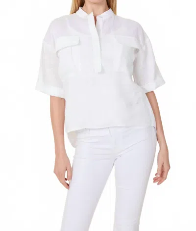 Dolce Cabo Two Pocket Shirt In White In White