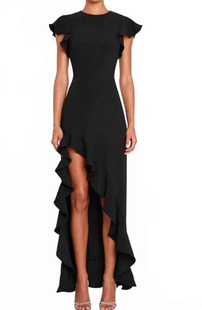 Amanda Uprichard Anarosa Dress In Black In Black