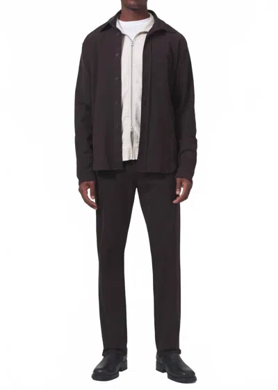 Citizen Of Humanity Elijah Straight Leg Pants In Bedford Cord Barrister In Black