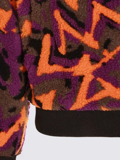 Mauna Kea Hooded Jacket With Zip Pocket And Ribbed Cuffs In Brown