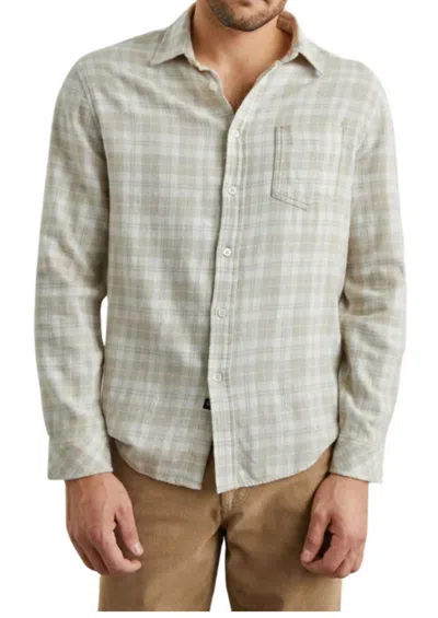 Rails Lennox Plaid Cotton Blend Button-up Shirt In Palamino White Melange In Gray