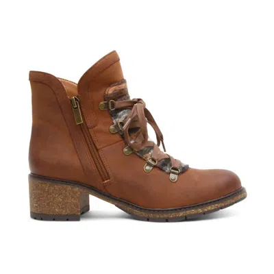 Aetrex Women's Joleen Weather-friendly Cozy Boot In Carmel Cafe In Brown