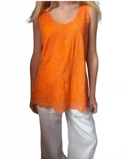 Johnny Was Wayne Tank Eliza In Firecracker In Orange