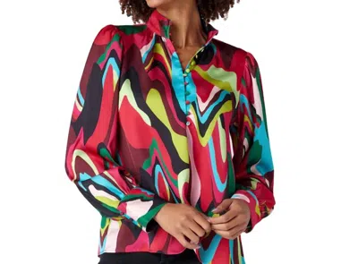 Crosby By Mollie Burch Leland Top In Holidazed In Multi