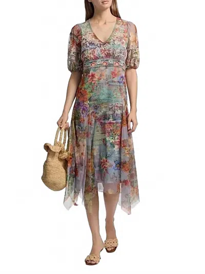 Johnny Was Sally Mesh Slip Dress In Asteria In Multi