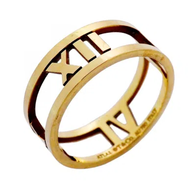 Pre-owned Tiffany & Co Yellow Gold (18k) Band Ring () In Multi