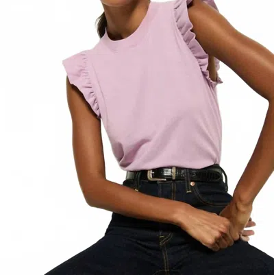 Nation Ltd Ruffle Paulette Tank Top In Lavender In Multi