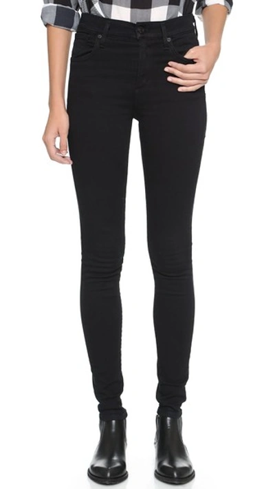 Agolde Sophie High Rise Skinny Jeans In Luxe