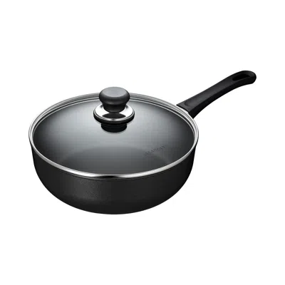 Scanpan Classic 4qt Dep Sautž Pan With Lid In Black