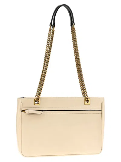 Valentino Butter White Viva Superstar Small Shopping Bag In Multi