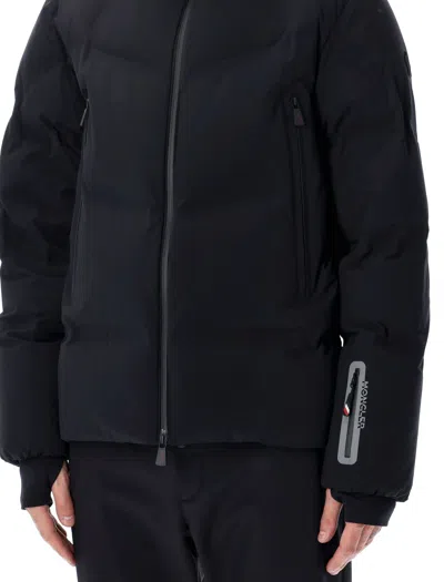 Moncler Grenoble Black Stretch Nylon Angren Down Jacket In Black
