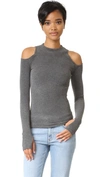 GETTING BACK TO SQUARE ONE THE COLD SHOULDER SWEATER