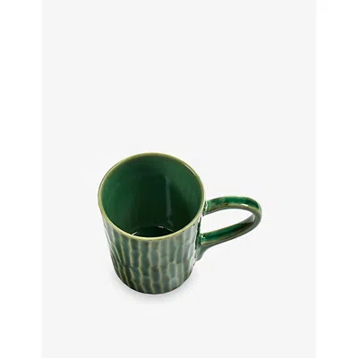 Serax Green Lanza Stoneware Tea Cup 10cm In Green