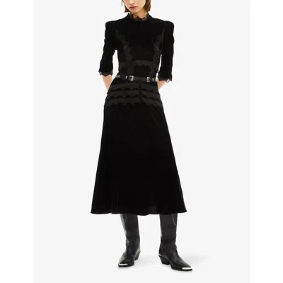 The Kooples Womens Black Skirt In Black