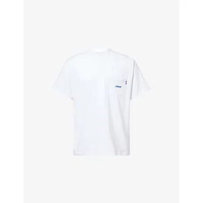 Awake Ny Classic Logo Pocket T-shirt In White