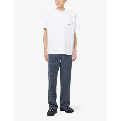 Awake Ny Classic Logo Pocket T-shirt In White