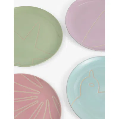 Royal Doulton Tilly Ramsay Stoneware Plates Set Of Four In Multi