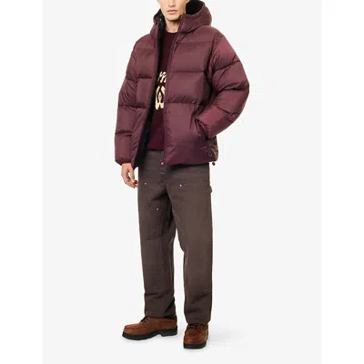 Carhartt Mens Rondo Black Toronto Hooded Shell Jacket In Brown