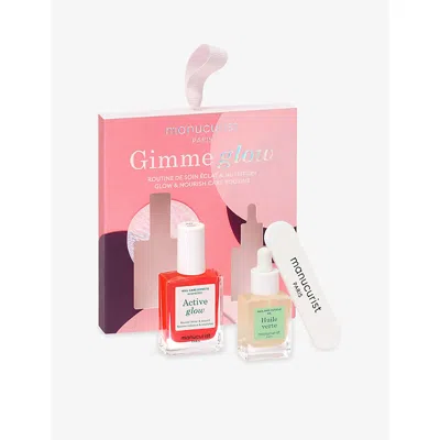 Manucurist Gimme Glow And Nourish Care Routine In Pink