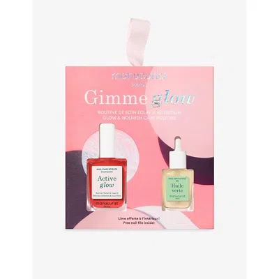 Manucurist Gimme Glow And Nourish Care Routine In Pink