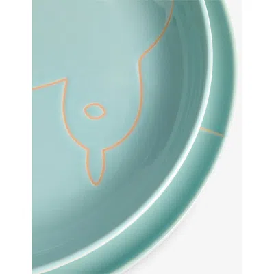 Royal Doulton Tilly Ramsay Stoneware Serveware Set Of Two In Blue