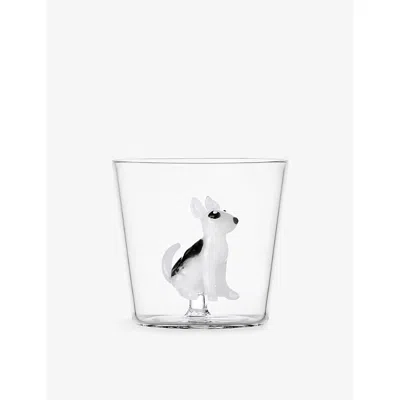 Ichendorf Multicolor Dogs Bull Terrier Borosilicate-glass Tumbler In White