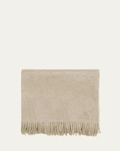 Loro Piana Plaid Lp Unito Throw Blanket In Neutral