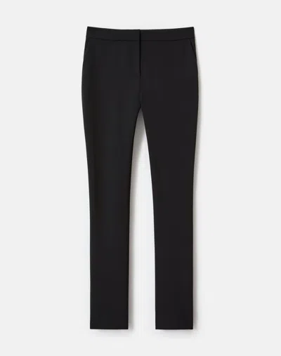 Lafayette 148 Acclaimed Stretch Manhattan Cigarette Ankle Pant In Black