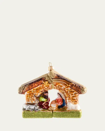 Bergdorf Goodman Nativity Scene Christmas Ornament In Multi