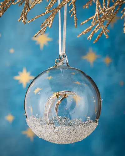 Swarovski 2025 Annual Edition Ball Christmas Ornament In Transparent