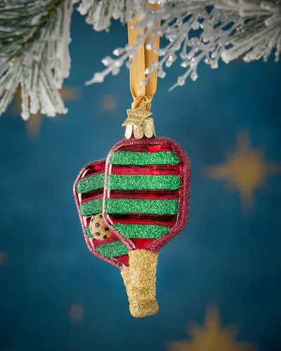 Vondels Pickleball Christmas Ornament In Multi