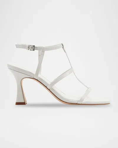 Marc Fisher Ltd Women's Dennie Strappy Leather Dress Sandal In White