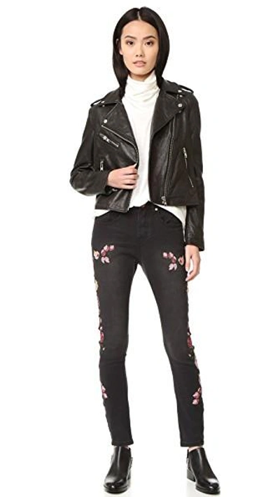 Shop One Teaspoon Birds Of Paradise Scallywags Jeans In Black Oak