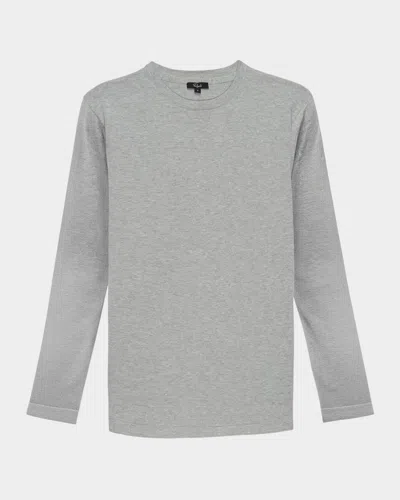 Rails Quentin Cotton Cashmere Tee In Gray